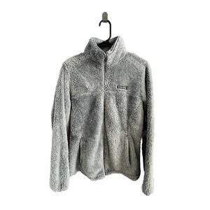 Columbia (S) Jacket Womens Size Small Gray Cloudy Day Full Zip Fleece Sweater